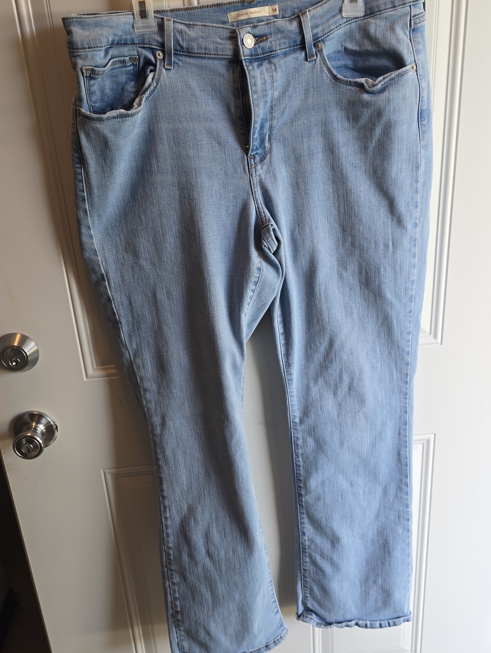 Levi's Light Blue Wide Leg Jeans